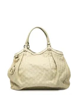 Gucci Pre-Owned: Белая сумка-шоппер 
