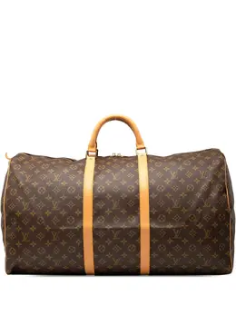 Louis Vuitton Pre-Owned: Коричневая дорожная сумка 