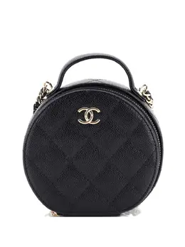 CHANEL Pre-Owned: Чёрная сумка через плечо 
