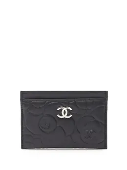CHANEL Pre-Owned: Чёрный картхолдер 