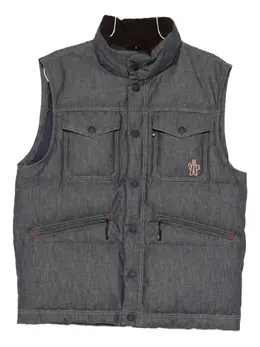 Moncler Grenoble: Тёмный жилет 