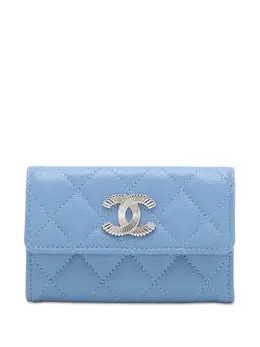 CHANEL Pre-Owned: Голубой картхолдер 