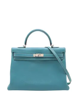 Hermès Pre-Owned: Голубая сумка 