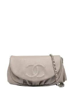 CHANEL Pre-Owned: Серебристый кошелёк 