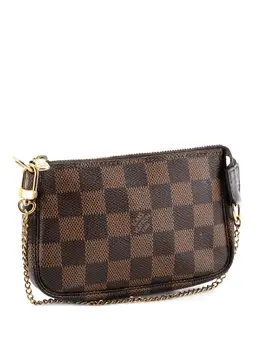 Louis Vuitton Pre-Owned: Коричневый клатч 