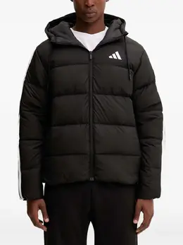 adidas: Куртка  Stripes с капюшоном