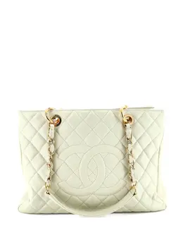 CHANEL Pre-Owned: Светлая сумка-шоппер 
