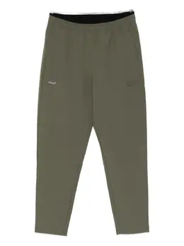 Ea7 Emporio Armani: Зелёные брюки 