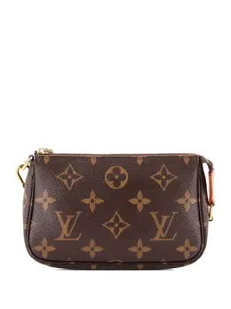Louis Vuitton Pre-Owned: Коричневый клатч 