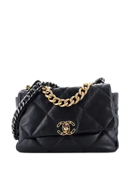 CHANEL Pre-Owned: Чёрная сумка 