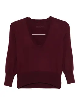 Alberta Ferretti: Топ с v-образным вырезом 
