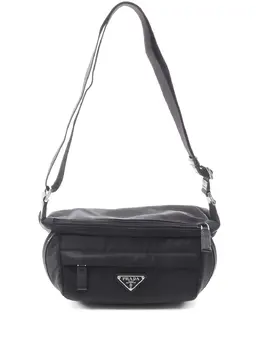 Prada Pre-Owned: Чёрная сумка через плечо 