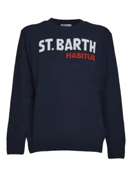 MC2 Saint Barth: Синий свитер 