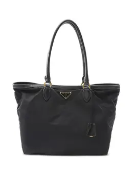 Prada Pre-Owned: Чёрная сумка-шоппер 
