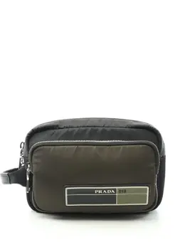 Prada Pre-Owned: Чёрный клатч 