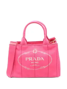 Prada Pre-Owned: Сумка на руку с принтом 