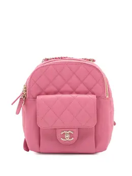 CHANEL Pre-Owned: Розовый рюкзак 