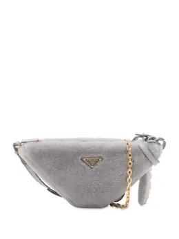Prada Pre-Owned: Серая сумка 
