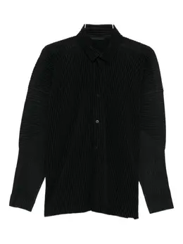 Homme Plissé Issey Miyake: Чёрная рубашка 