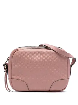 Gucci Pre-Owned: Розовая сумка через плечо 