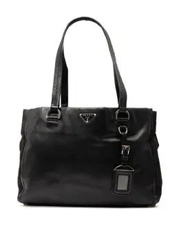 Prada Pre-Owned: Чёрная сумка-шоппер 