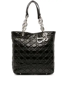 Christian Dior Pre-Owned: Чёрная сумка-шоппер 