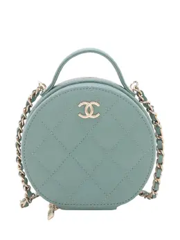 CHANEL Pre-Owned: Зелёная сумка 