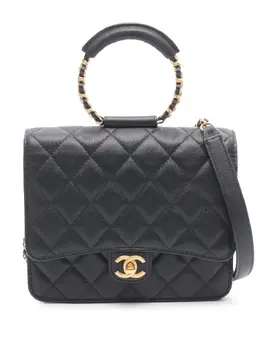 CHANEL Pre-Owned: Чёрный кошелёк 
