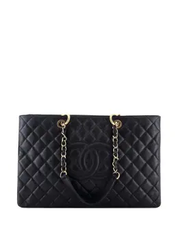 CHANEL Pre-Owned: Светлая сумка-шоппер 