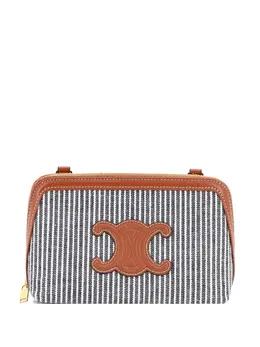 Celine Pre-Owned: Клатч в полоску 