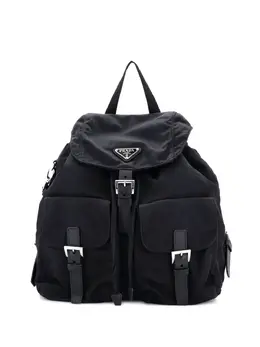 Prada Pre-Owned: Чёрный рюкзак 