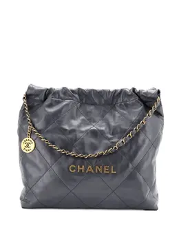 CHANEL Pre-Owned: Серая сумка 