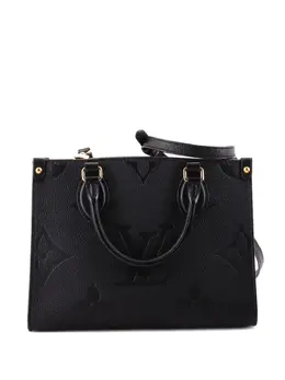 Louis Vuitton Pre-Owned: Чёрная сумка-шоппер 