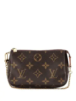 Louis Vuitton Pre-Owned: Коричневый клатч 