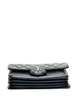 CHANEL Pre-Owned: Чёрная сумка через плечо 