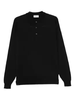John Smedley: Поло с длинным рукавом 