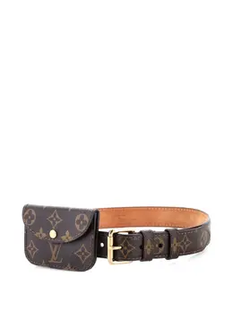 Louis Vuitton Pre-Owned: Коричневая поясная сумка 