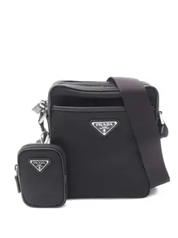 Prada Pre-Owned: Чёрная сумка через плечо 