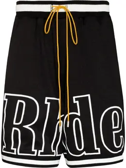 Rhude: Чёрные шорты 