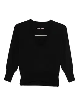 Alberta Ferretti: Топ с v-образным вырезом 
