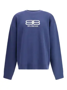 Balenciaga: Свитер с принтом 