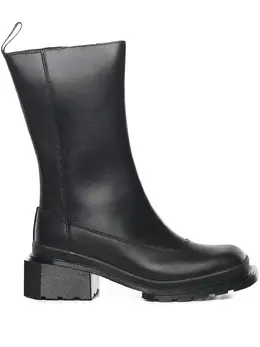 Dr. Martens: Чёрные ботинки 