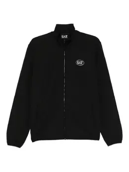Ea7 Emporio Armani: Чёрный свитер 