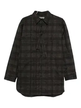 Yohji Yamamoto: Коричневая рубашка 