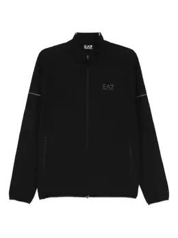 Ea7 Emporio Armani: Чёрный свитер 