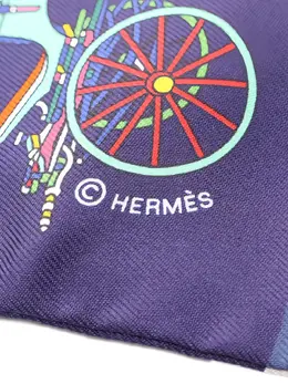 Hermès Pre-Owned: Фиолетовый шарф 