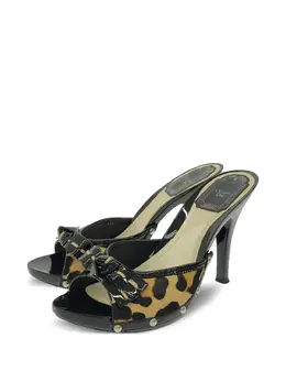Christian Dior Pre-Owned: Чёрные сабо 
