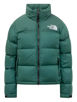 The North Face: Зелёная куртка  Logo