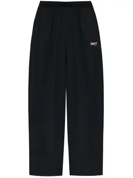 Balenciaga: Чёрные брюки  Track