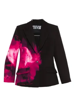 Versace Jeans Couture: Жакет с растительным принтом 
